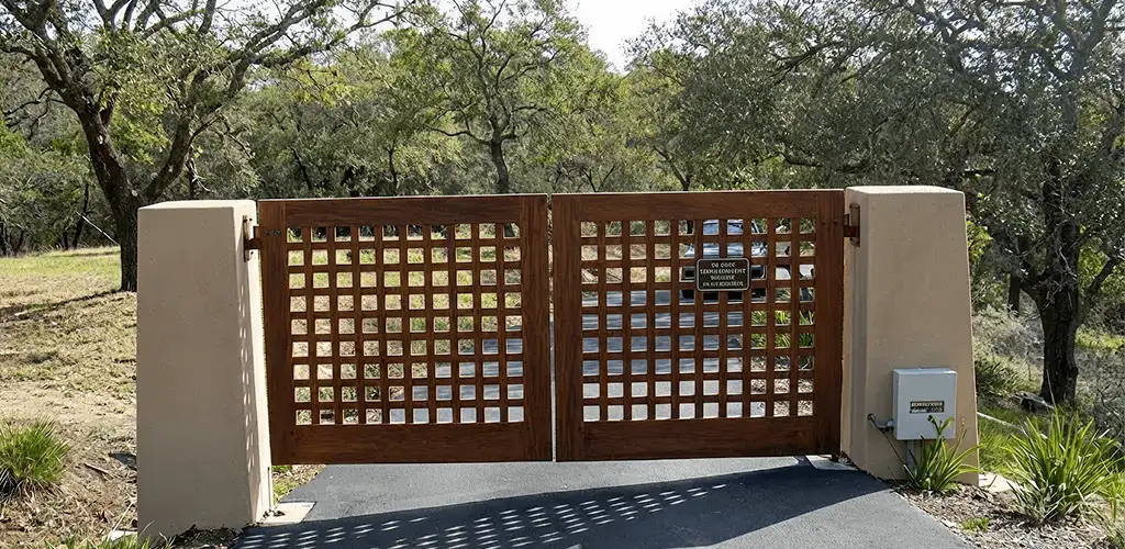 Driveway gate installation for a residential property in Minneapolis, MN
