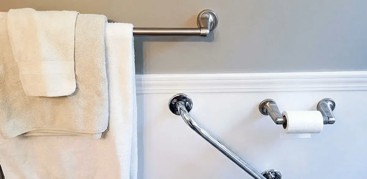 Bathroom grab bar installation for safety and accessibility in Minneapolis, MN