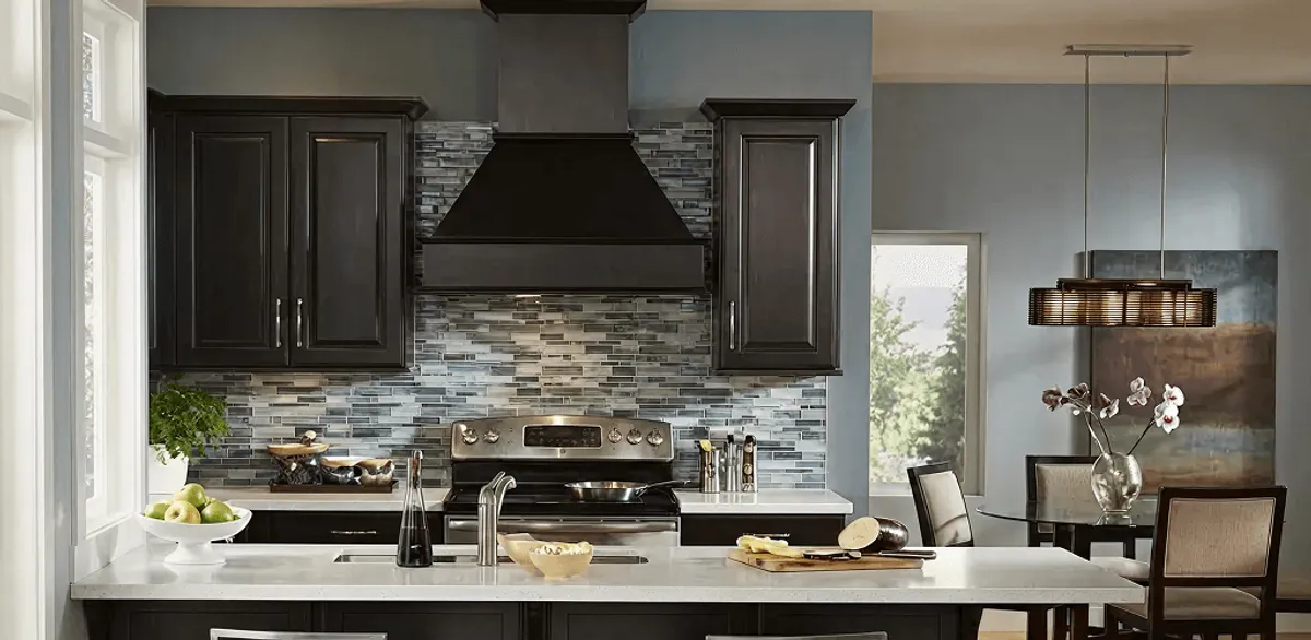 Kitchen cabinet painting and refinishing in a modern kitchen in Minneapolis, MN